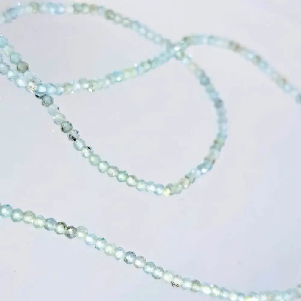 ?OCean Mist’ 20’’ Necklace - Aquamarine Sterling