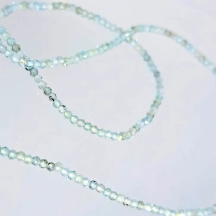 ?OCean Mist’ 20’’ Necklace - Aquamarine Sterling