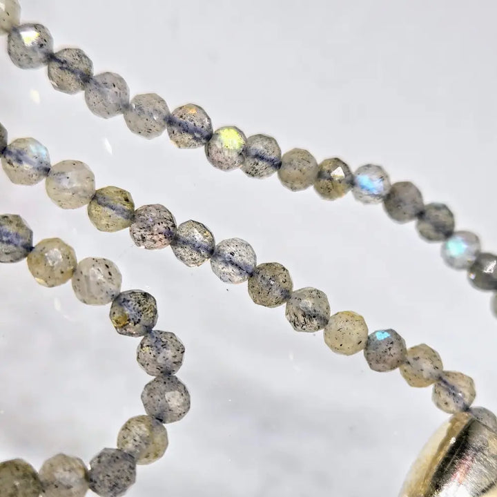 ?OCean Wellness’ Pendant Necklace - Jasper Apatite Labradorite Sterling