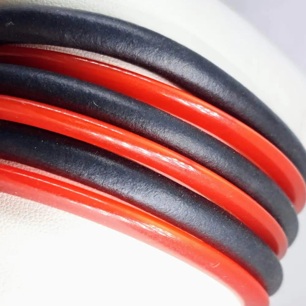Outlet ?Old & New’ Sz Med Bracelet Set of 6 - Vintage ?Moonglow’ Plastic Neoprene