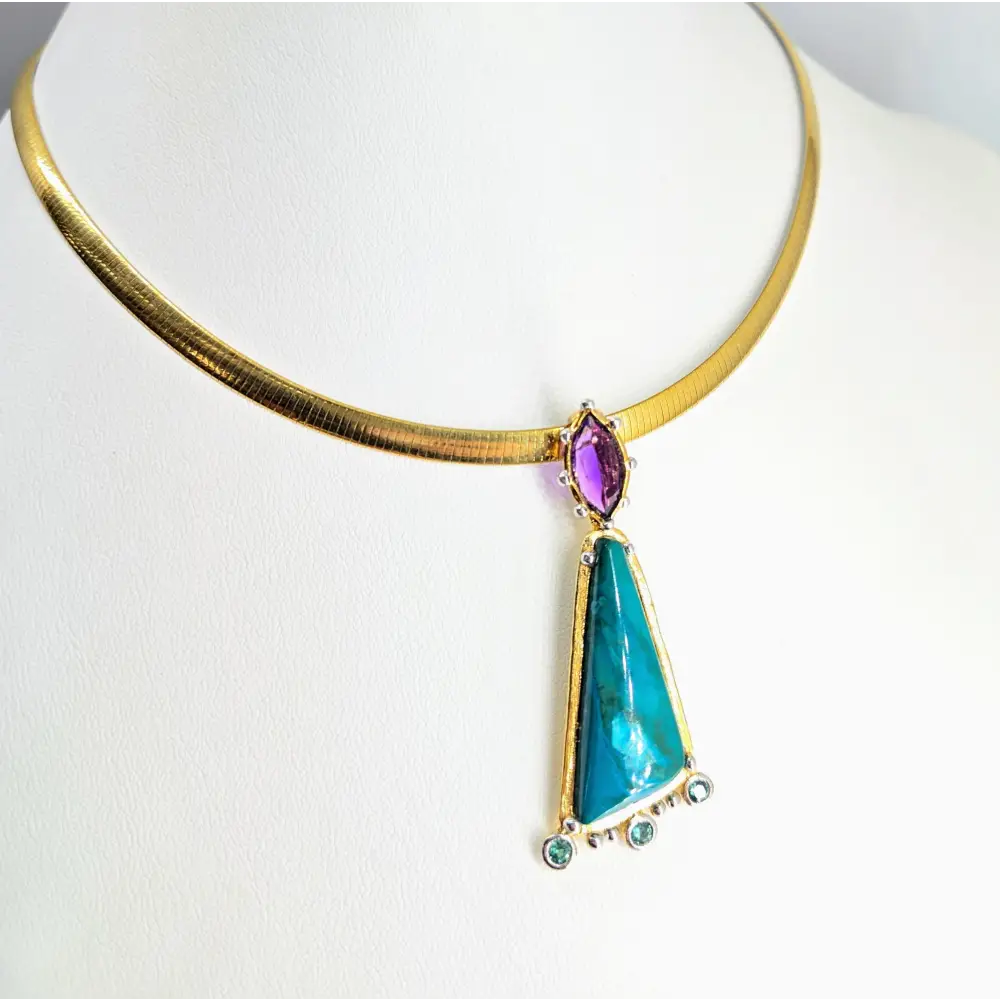 ?OMega Chains’ Necklaces - Reversible 18k Gold/sterling or Sterling - Necklace