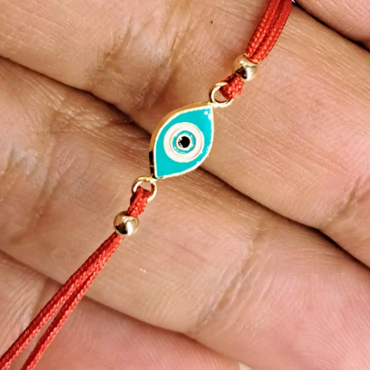 Outlet ?Good Vibes!’ Adj. Sz Bracelets - (many Styles!) 14k Gold Enamel Poly-silk - Pendant