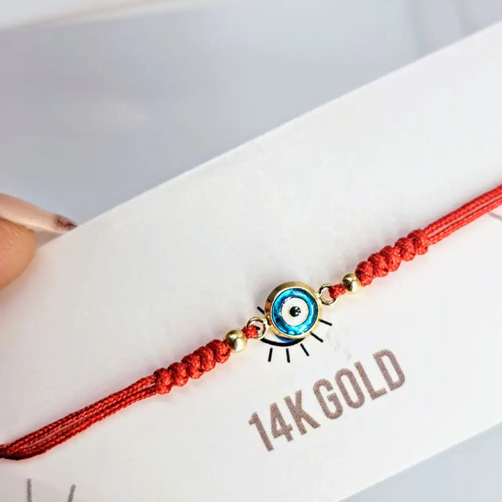 Outlet ?Good Vibes!’ Adj. Sz Bracelets - (many Styles!) 14k Gold Enamel Poly-silk - Pendant