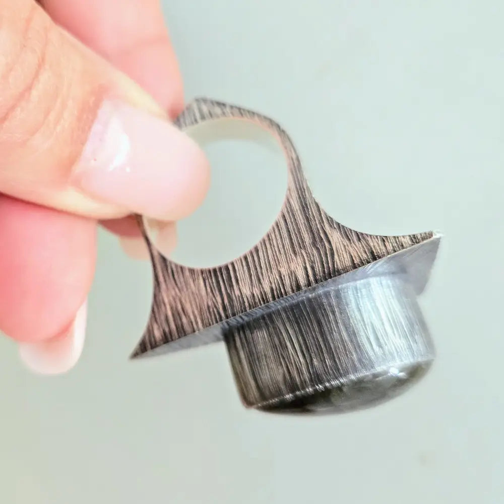 ?POint of Mystical’ Sz 9.5 Ring - Labradorite Oxidized Sterling