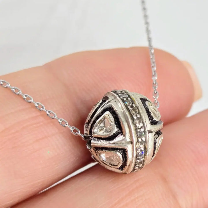 ?POlki Pantz!’ 18’’ Necklace - Diamonds Sterling - Pendant