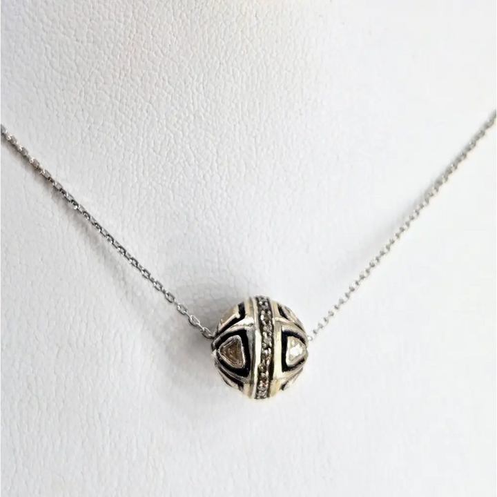 ?POlki Pantz!’ 18’’ Necklace - Diamonds Sterling - Pendant