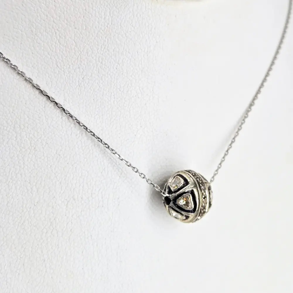 ?POlki Pantz!’ 18’’ Necklace - Diamonds Sterling - Pendant