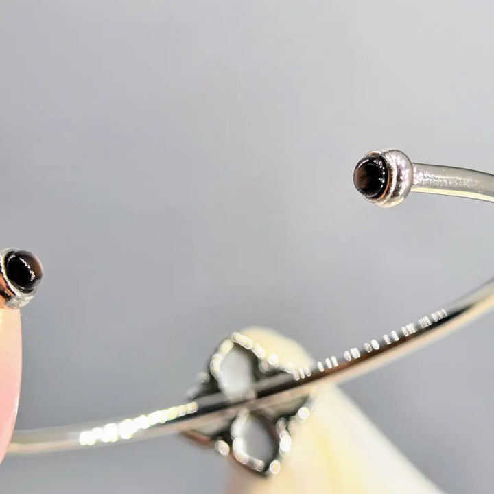 ?PRincess Flower’ Sz Med to Lg Bracelets - Tahitian Mop South Sea or Conch Anti-tarnish Sterling - Bracelet