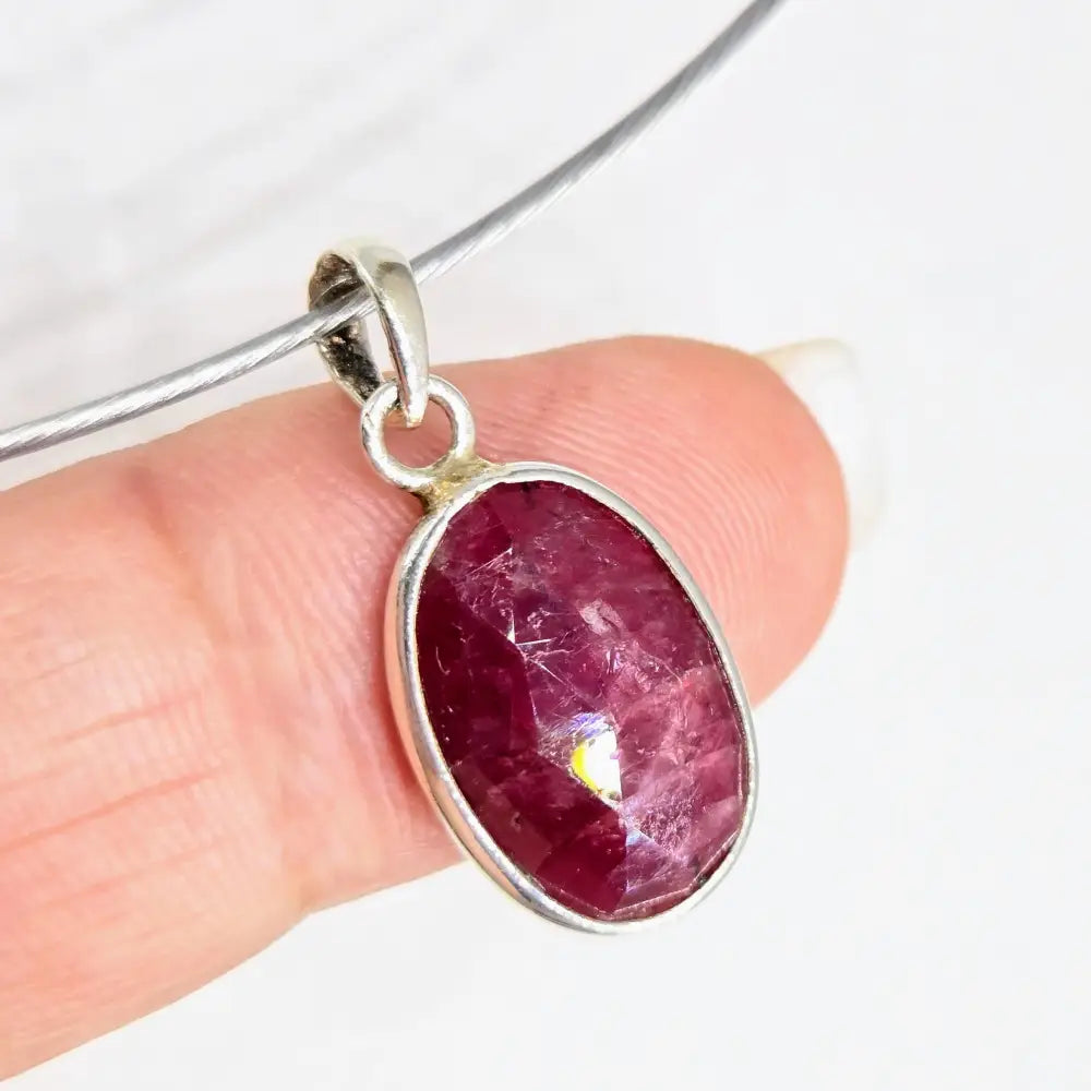 ?RUby-licious’ Pendant Necklace - Ruby Sterling - Key West Local Luxe