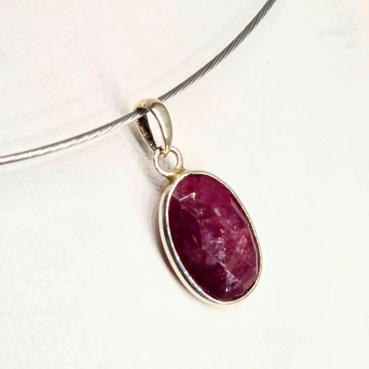 ?RUby-licious’ Pendant Necklace - Ruby Sterling - Key West Local Luxe