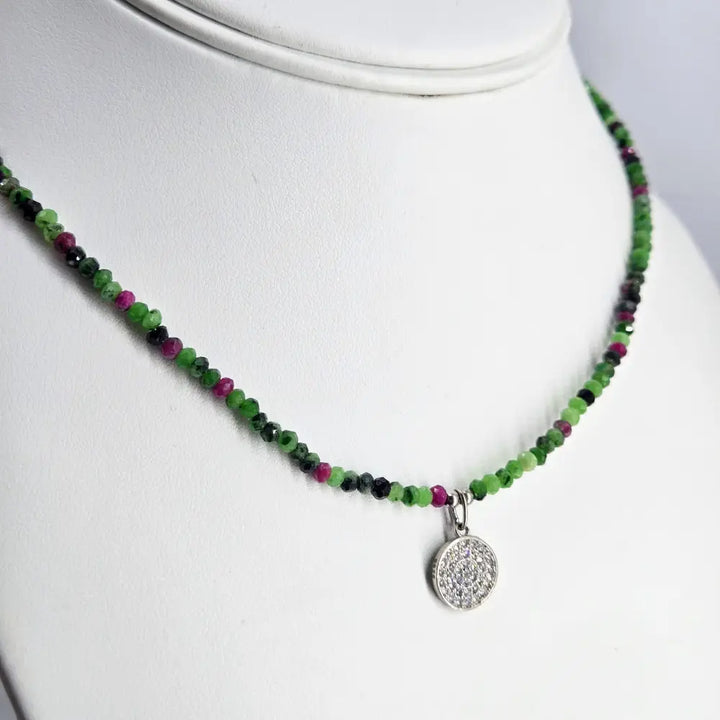 ?RUby Zoisite Strand’ Necklaces - Ruby - Necklace