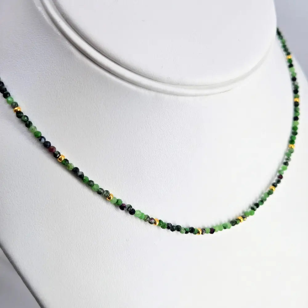 ?RUby Zoisite Strand’ Necklaces - Ruby - Necklace