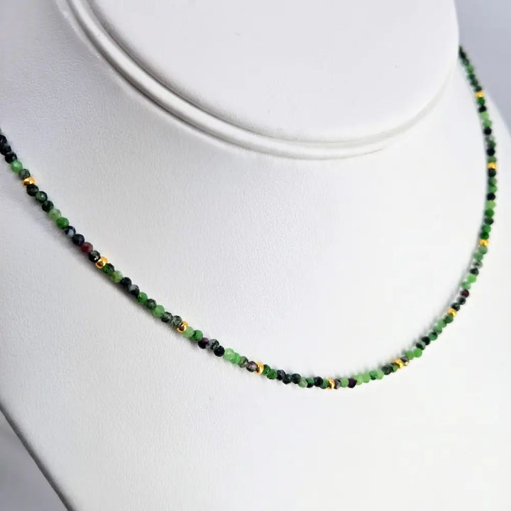 ?RUby Zoisite Strand’ Necklaces - Ruby - Necklace