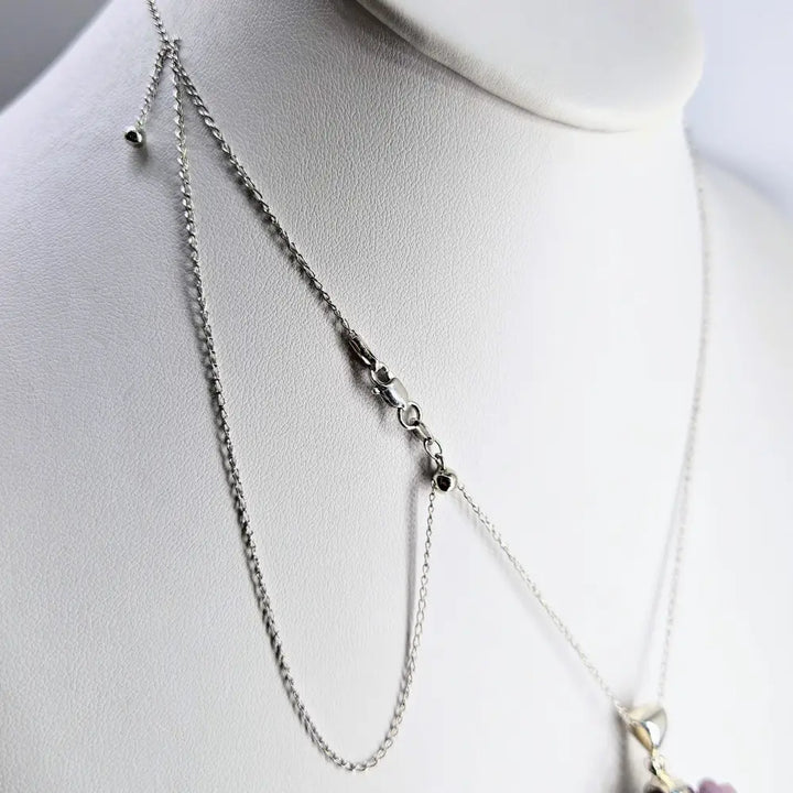 ?SAcred Vine’ Pendant Necklace - Botryoidal Grape Druzy Agate Sterling