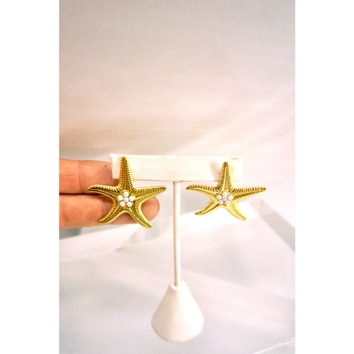 Secret Stash 1 - Starfish Earrings