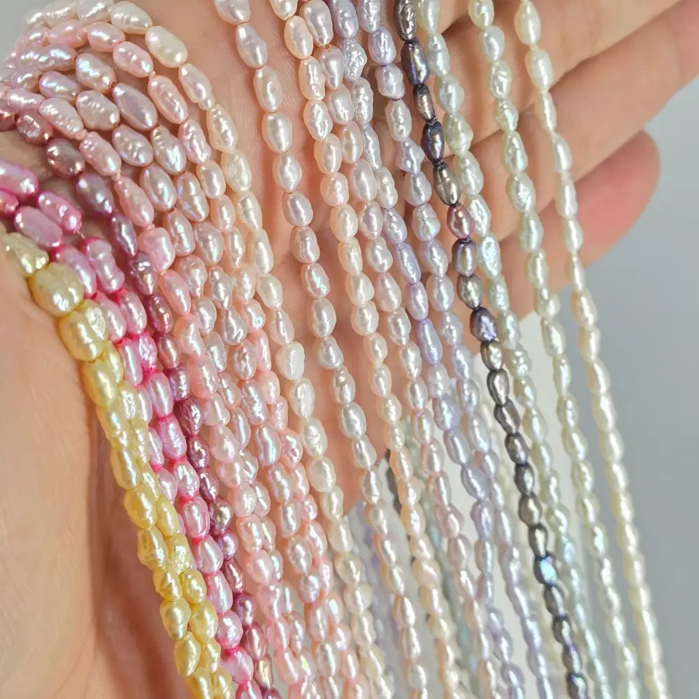 ?SEeds of Love’ 36’’ Necklaces - Seed Pearls Infinity Style - Necklace