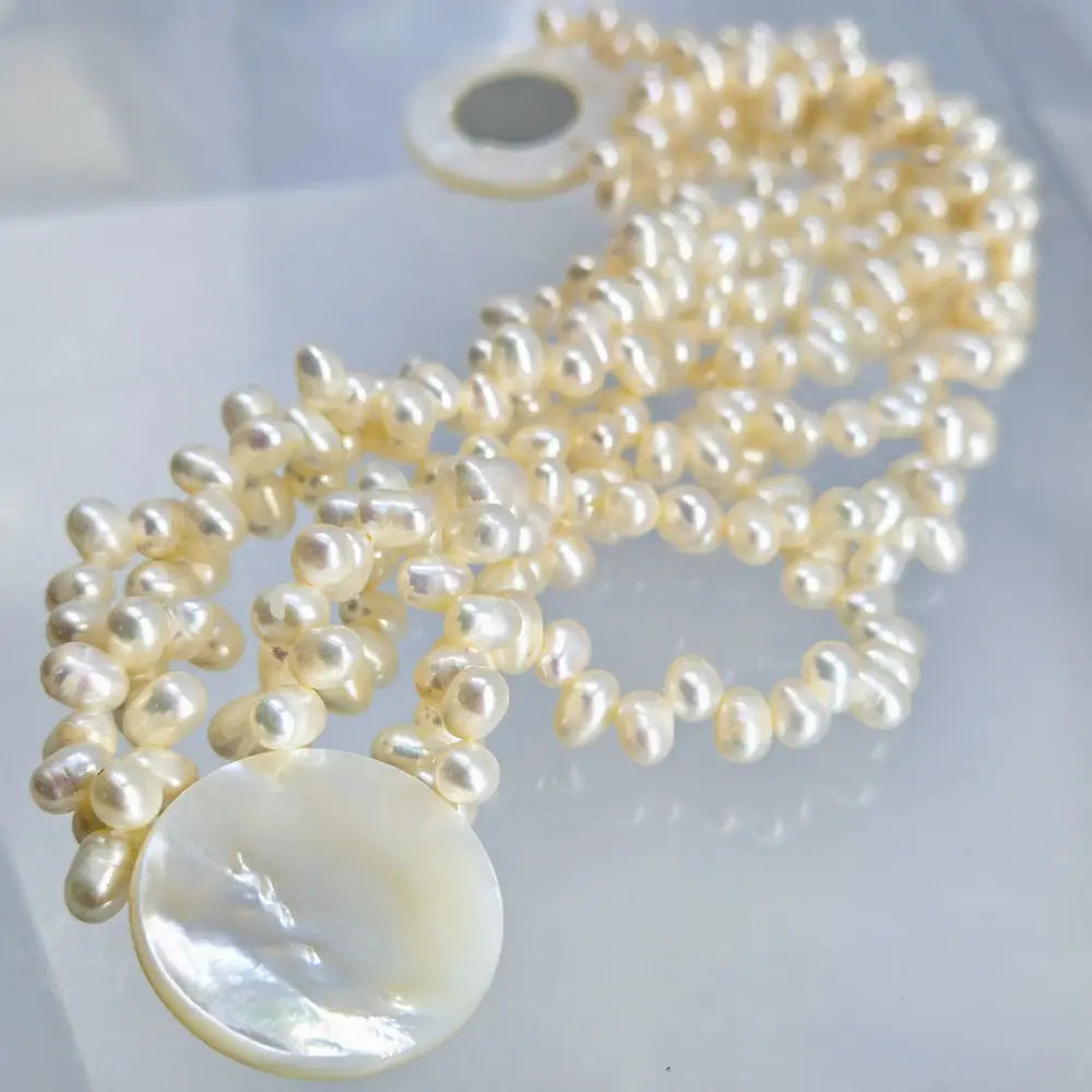 Outlet ?She’s Magnetic!’ 18’’ Necklace - Pearls South Sea Mother-of-pearl Magnetic Clasp