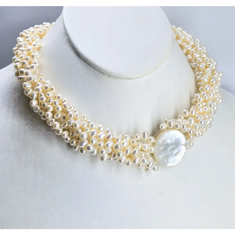 Outlet ?She’s Magnetic!’ 18’’ Necklace - Pearls South Sea Mother-of-pearl Magnetic Clasp