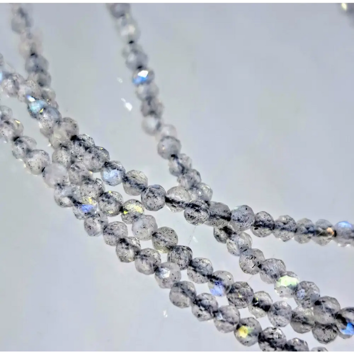 ?SParkle Strand’ 32’’ Necklace - your Choice of Micro-faceted Gem Strands - Labradorite