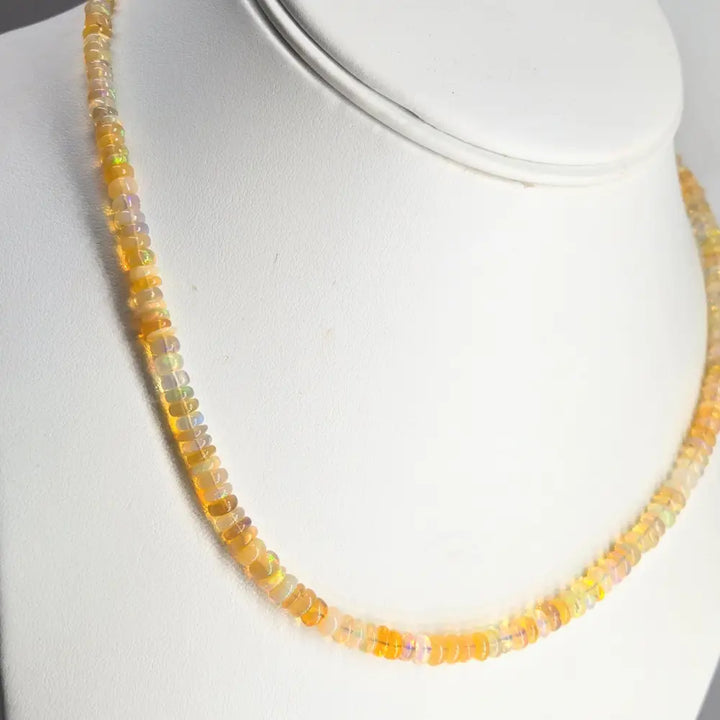 ?SUnrise’ 16-17.5’’ Necklace - Opals Sterling