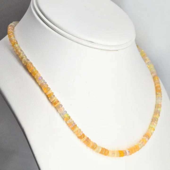 ?SUnrise’ 16-17.5’’ Necklace - Opals Sterling