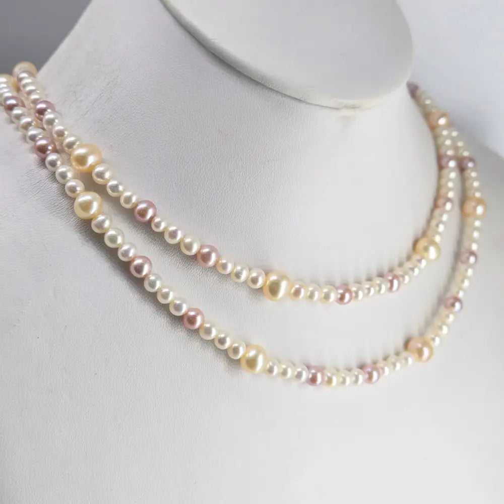?SWeet Strand’ 36’’ Tricolor Pearl Necklace - Key West Local Luxe