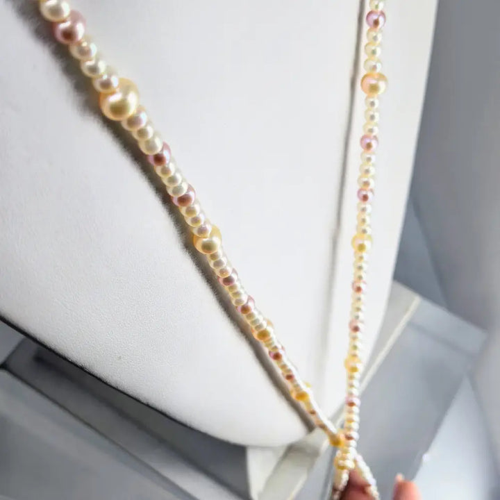 ?SWeet Strand’ 36’’ Tricolor Pearl Necklace - Key West Local Luxe