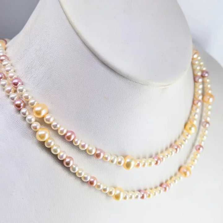 ?SWeet Strand’ 36’’ Tricolor Pearl Necklace - Key West Local Luxe