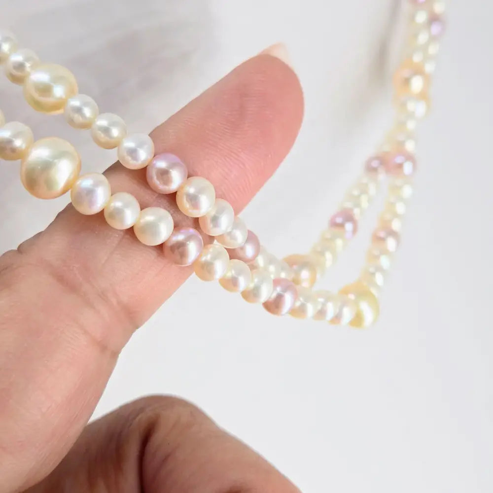 ?SWeet Strand’ 36’’ Tricolor Pearl Necklace - Key West Local Luxe