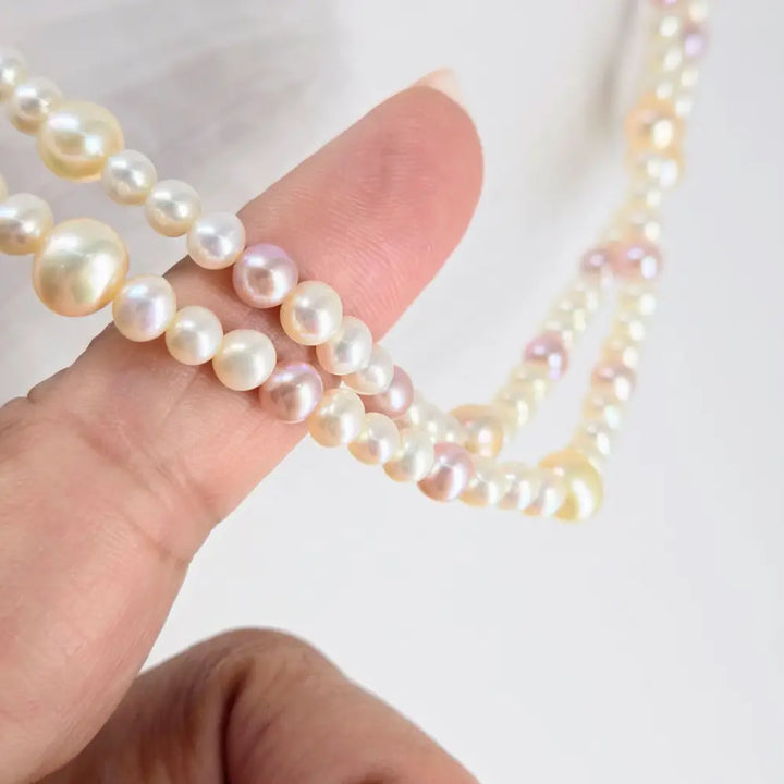 ?SWeet Strand’ 36’’ Tricolor Pearl Necklace - Key West Local Luxe