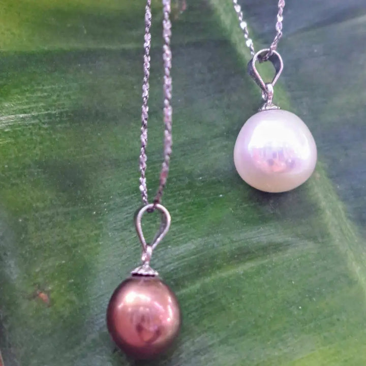 ?THe Classic’ 18’’ Pendant Necklace - Pearl Anti-tarnish Sterling