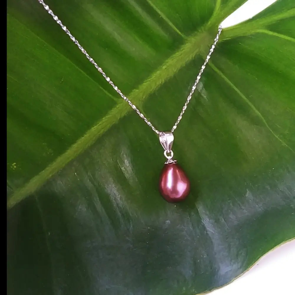 ?THe Classic’ 18’’ Pendant Necklace - Pearl Anti-tarnish Sterling