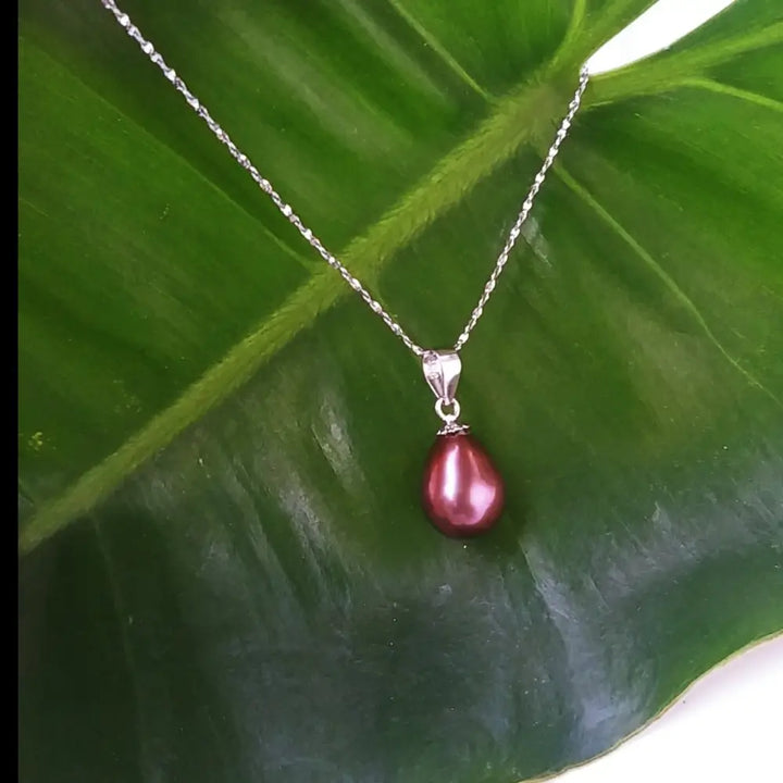 ?THe Classic’ 18’’ Pendant Necklace - Pearl Anti-tarnish Sterling