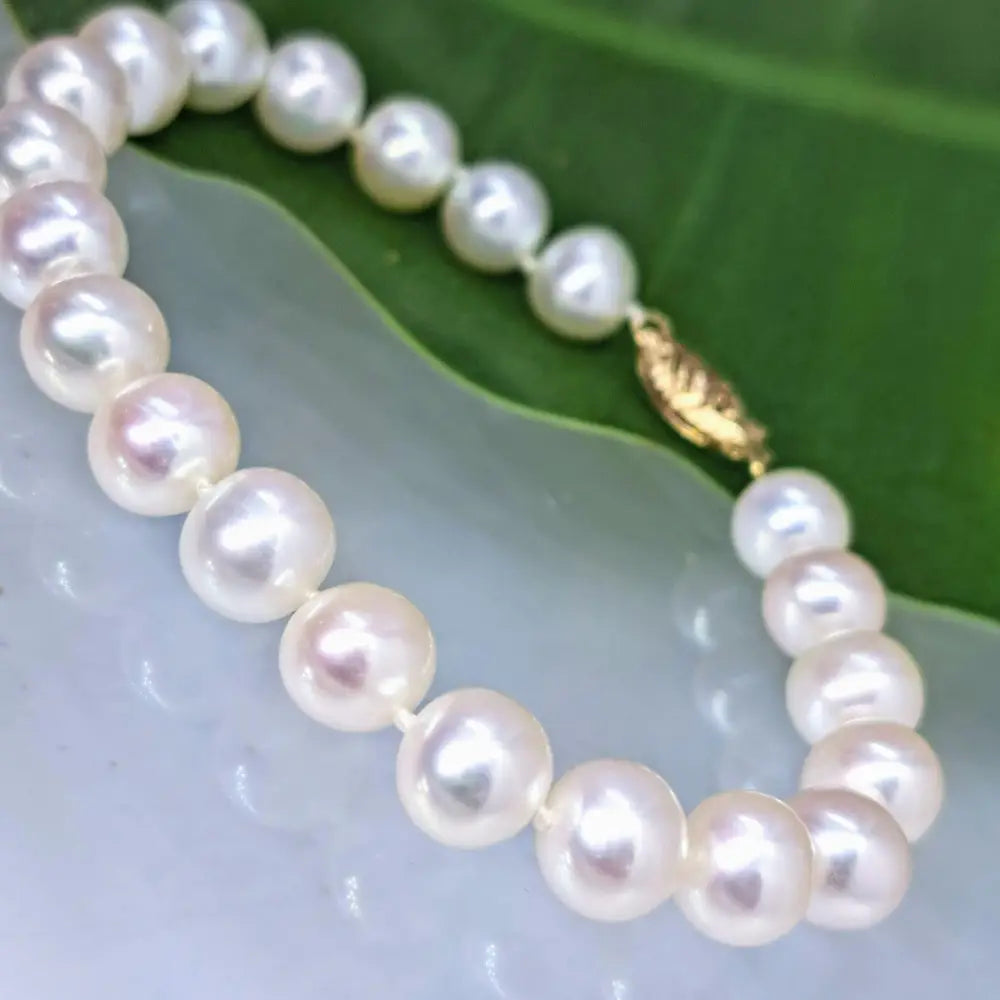 ?THe Classic’ 7.5’’ Bracelet - Pearls 14k