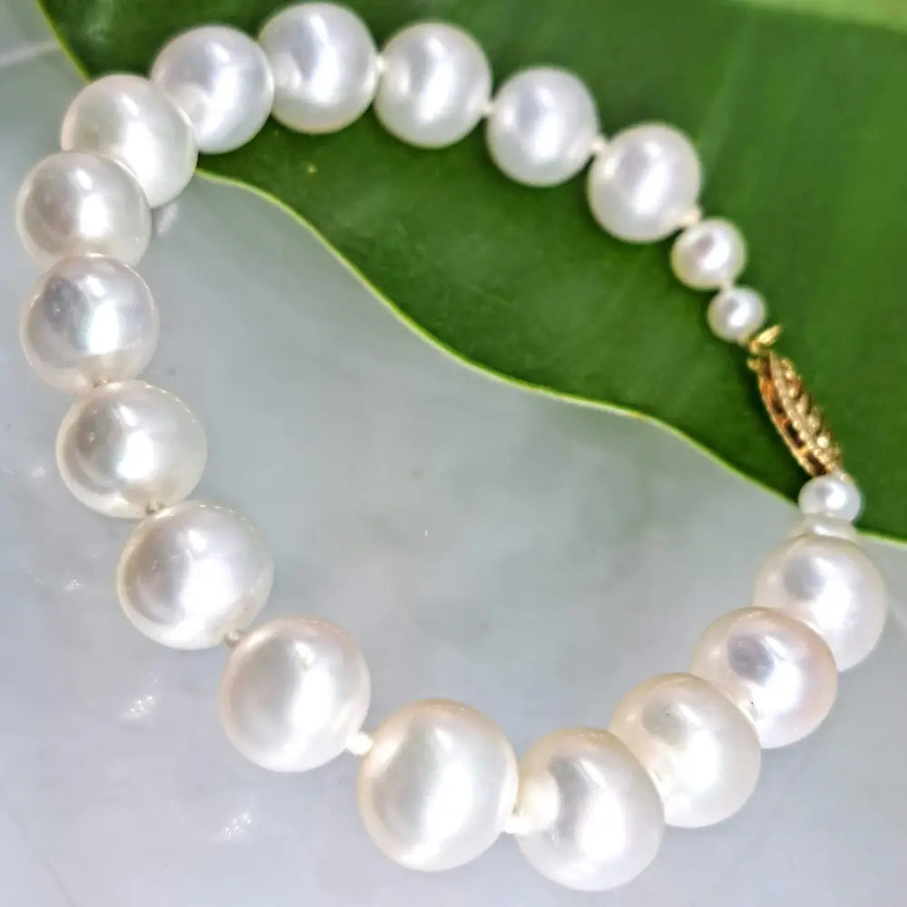 ?THe Classic’ 7.5’’ Bracelet - Pearls 14k