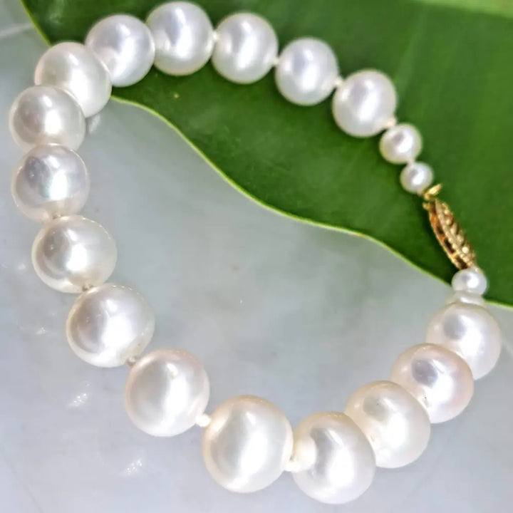 ?THe Classic’ 7.5’’ Bracelet - Pearls 14k