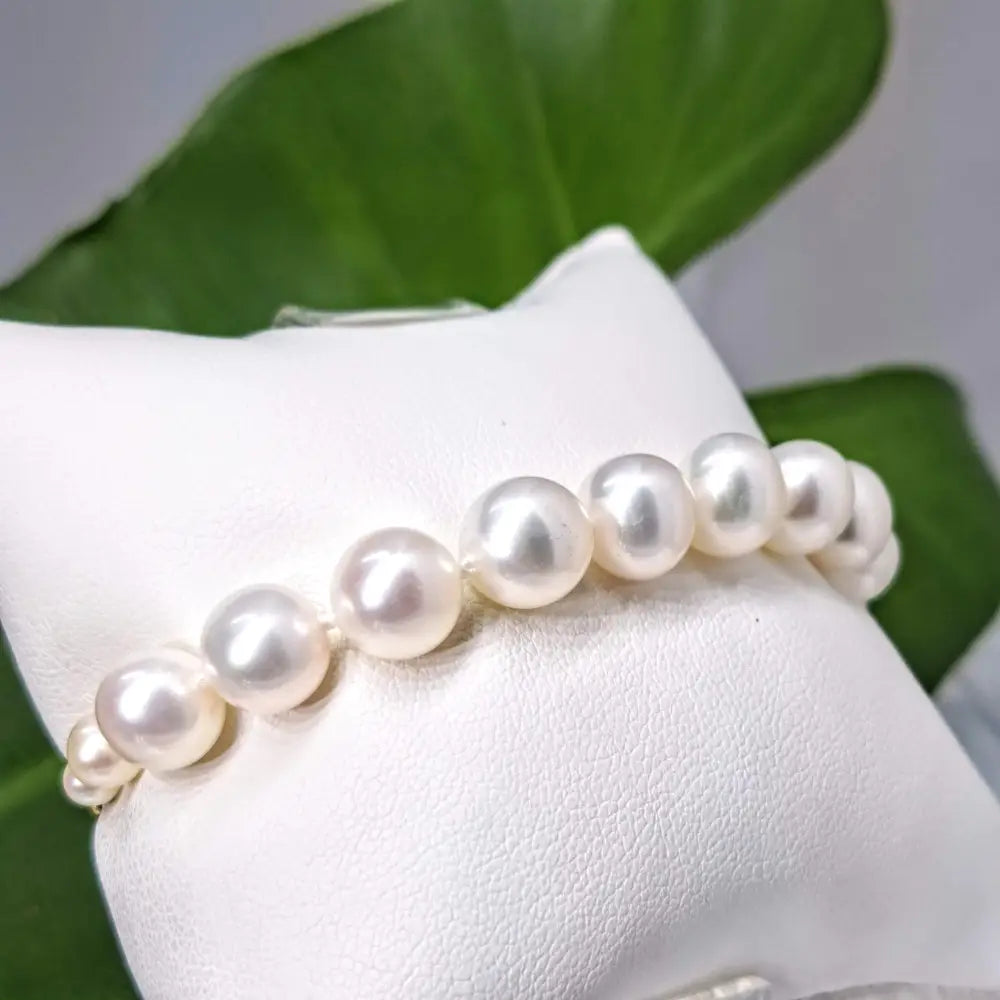 ?THe Classic’ 7.5’’ Bracelet - Pearls 14k