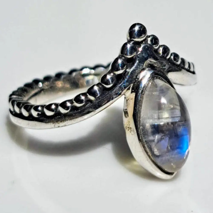 ?TIara’ (choose your Size) Ring - Moonstone & Sterling