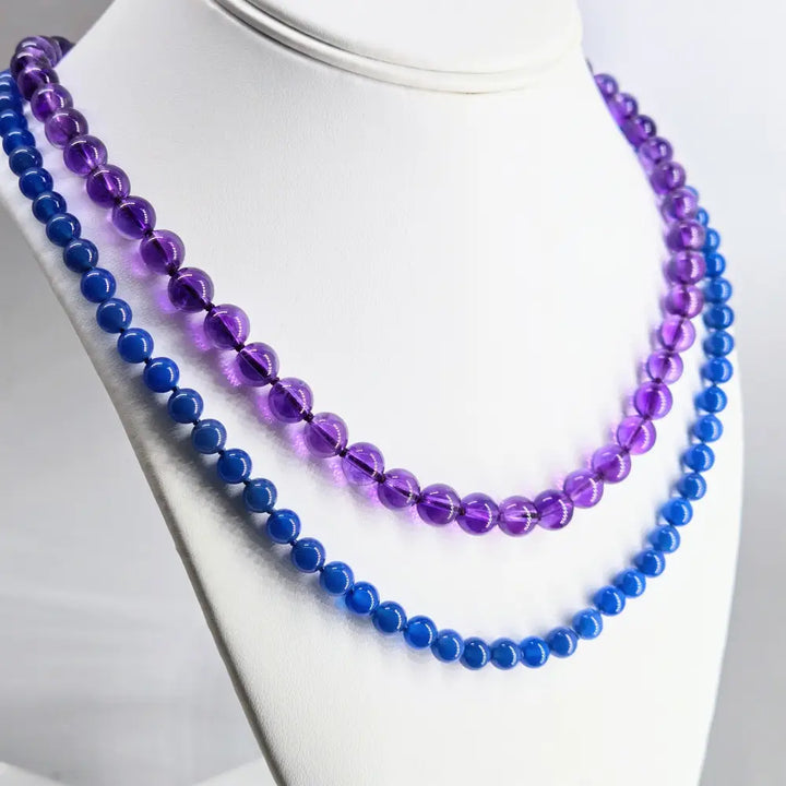 ?VIolicious!’ 18’’ Necklace - Amethyst 14k Gold