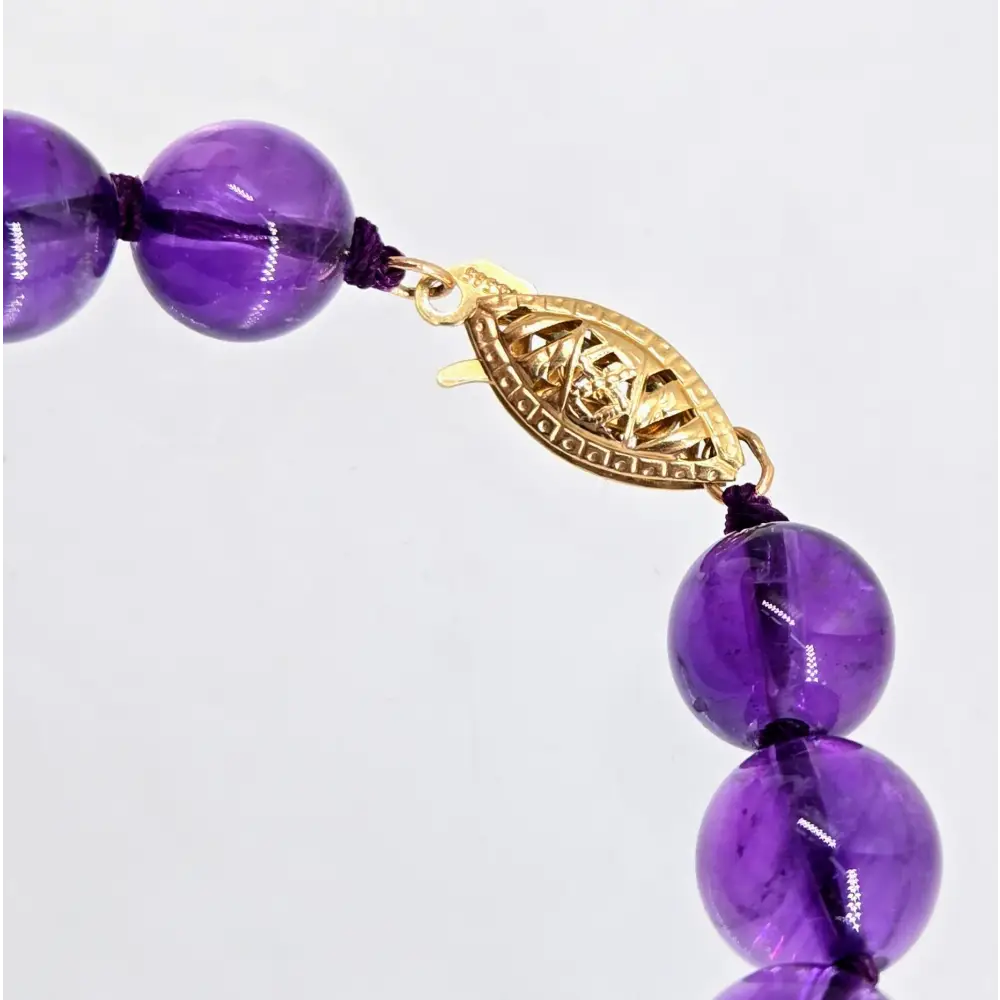 ?VIolicious!’ 18’’ Necklace - Amethyst 14k Gold