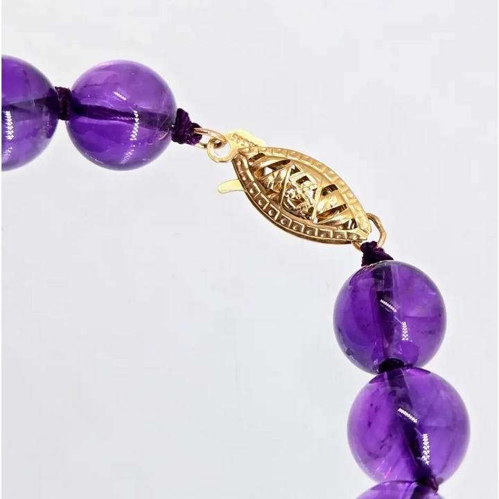 ?VIolicious!’ 18’’ Necklace - Amethyst 14k Gold