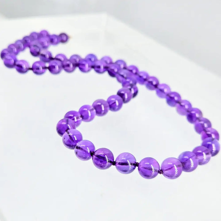 ?VIolicious!’ 18’’ Necklace - Amethyst 14k Gold