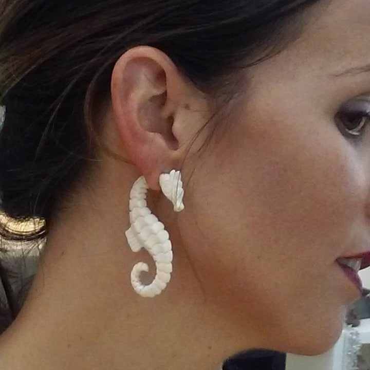 Key West Seahorse Earrings - Key West Jewelry Bar at Local Luxe
 - 3