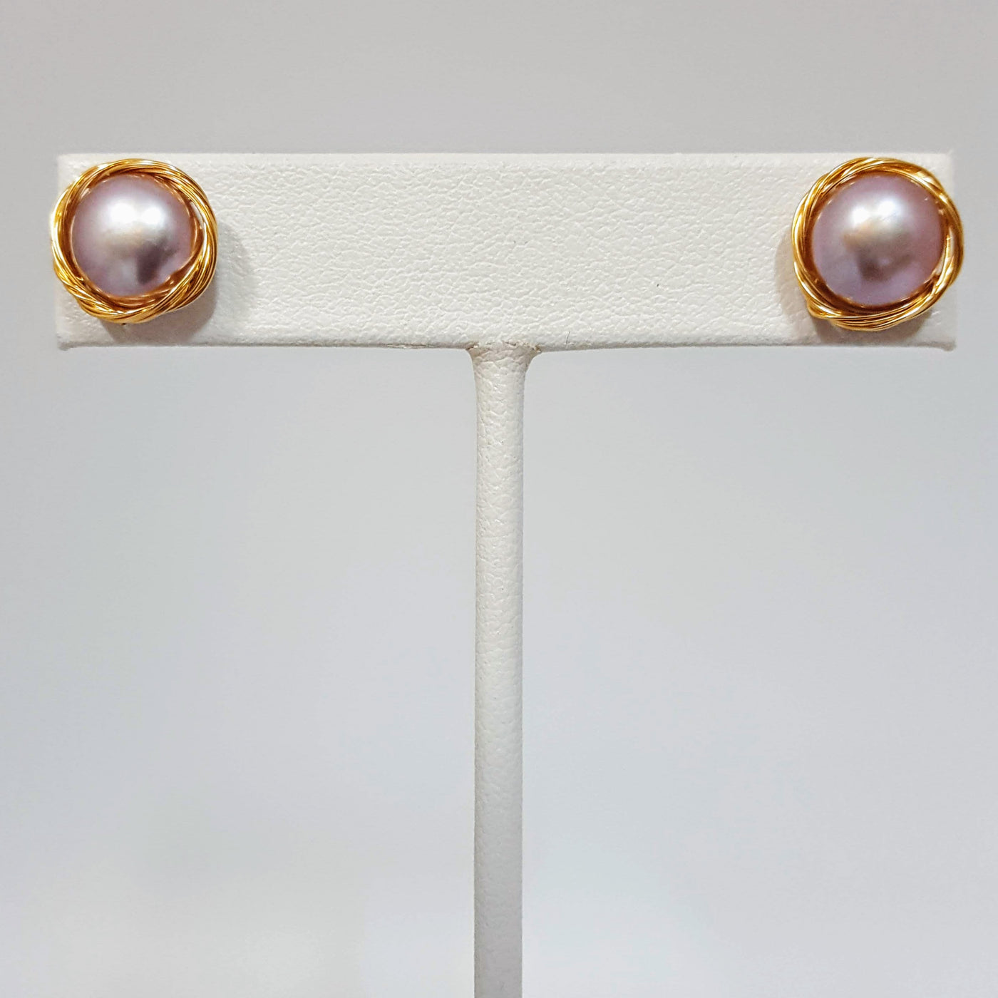 "Pink Pearl Princess" Earring - Pearl, Sterling, Gold-filled Wire