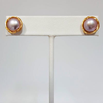 "Pink Pearl Princess" Earring - Pearl, Sterling, Gold-filled Wire