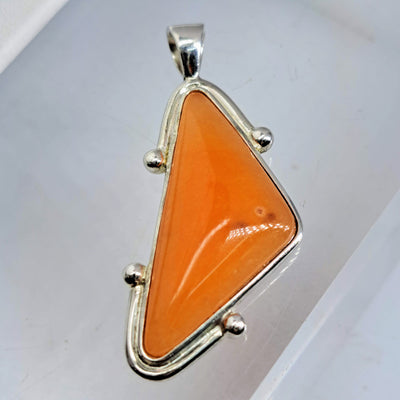 "Bubble-Licious" 38" Necklace - Pink Chalcedony, Peach Aventurine, Sterling