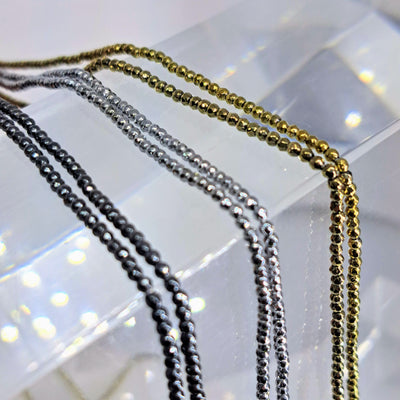 "Lady Lasso" 40" Necklace - Pearls, Hematite (Available In 3 Colors!)
