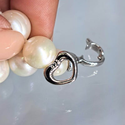 "Lovely Lady Balls" 8" Bracelet - Pearls, Sterling Silver