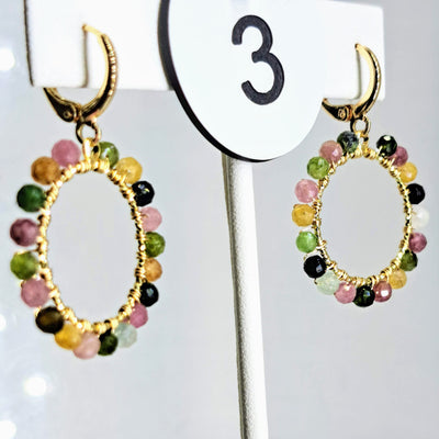 "Soul Candy" Earrings - Tourmaline