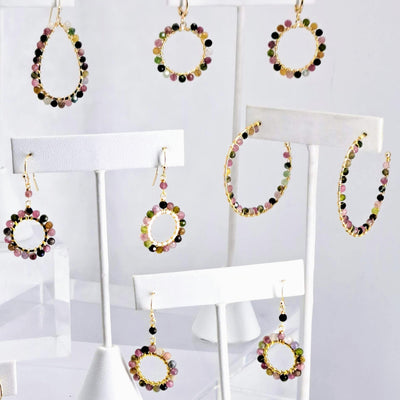 "Soul Candy" Earrings - Tourmaline